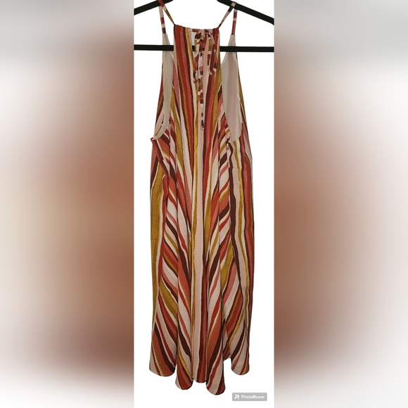 Summer dress midi halter - Picture 2 of 4